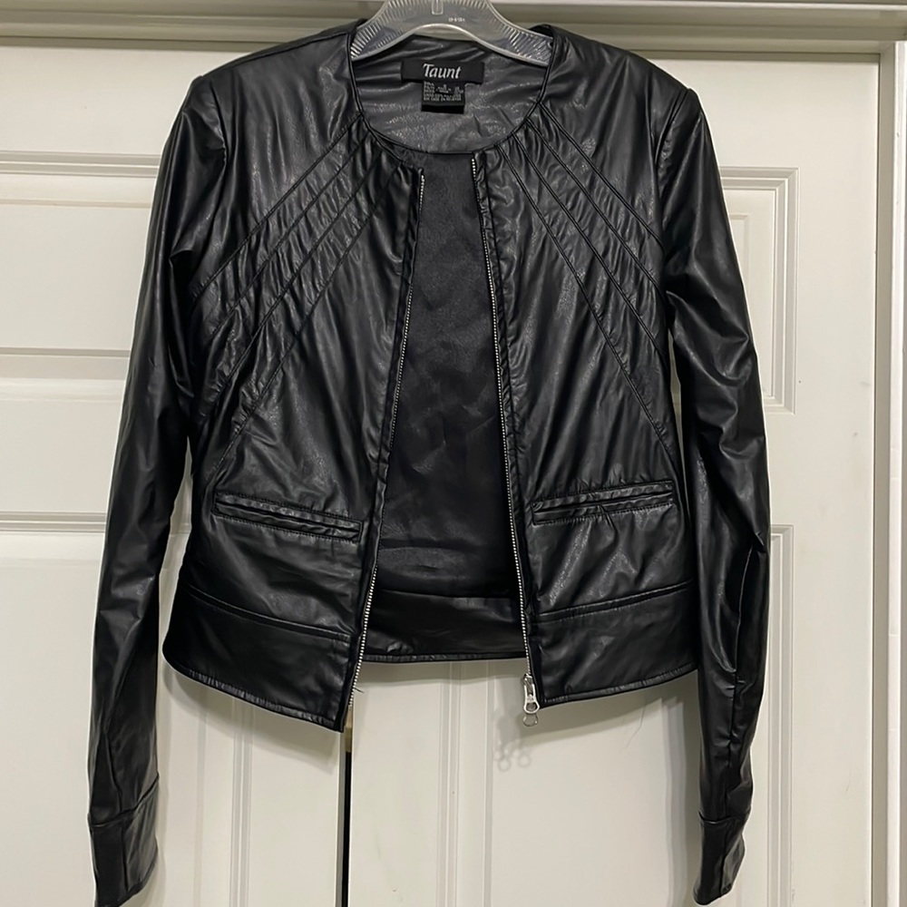 Faux Leather Jacket
